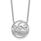 14k-white-gold-polished-diamond-circle-with-waves-necklace-SolomonJeweler-Wichita-KS-CustomJewelry