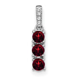 14k-white-gold-3-stone-garnet-and-diamond-pendant-SolomonJeweler-Wichita-KS-CustomJewelry