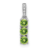 14k-white-gold-3-stone-peridot-and-diamond-pendant-SolomonJeweler-Wichita-KS-CustomJewelry
