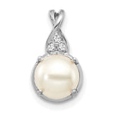 14k-white-gold-fwc-pearl-and-diamond-pendant-SolomonJeweler-Wichita-KS-CustomJewelry