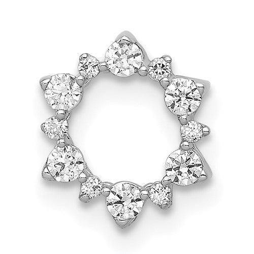 14k-white-gold-diamond-fancy-circle-chain-slide-SolomonJeweler-Wichita-KS-CustomJewelry