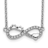 14k-white-gold-diamond-infinity-pawprint-heart-18-inch-necklace-SolomonJeweler-Wichita-KS-CustomJewelry