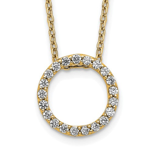 14k-diamond-circle-18-inch-necklace-SolomonJeweler-Wichita-KS-CustomJewelry