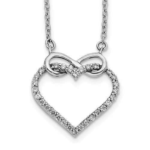 14k-white-gold-diamond-heart-infinity-18-inch-necklace-SolomonJeweler-Wichita-KS-CustomJewelry