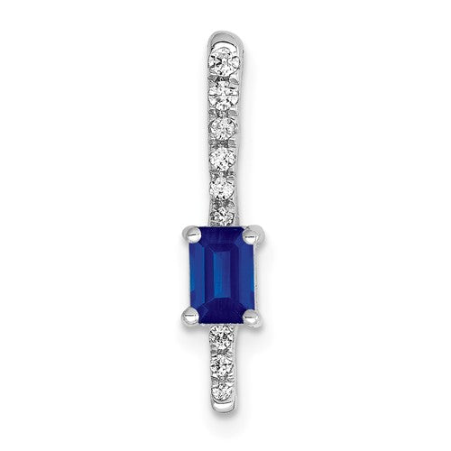14k-white-gold-diamond-and-24-sapphire-fancy-chain-slide-SolomonJeweler-Wichita-KS-CustomJewelry