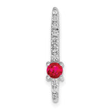 14k-white-gold-diamond-and-18-ruby-fancy-chain-slide-SolomonJeweler-Wichita-KS-CustomJewelry