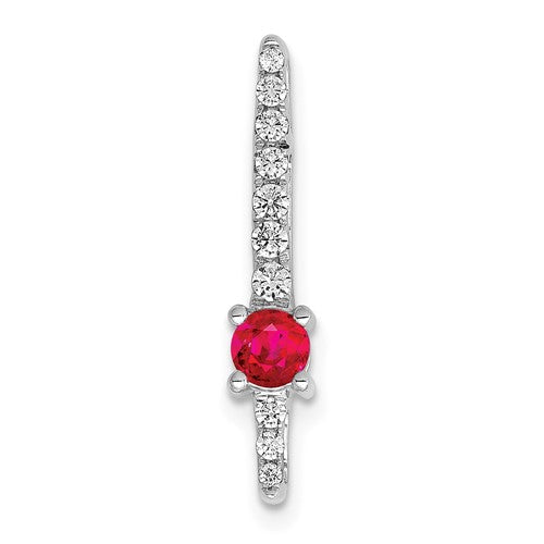 14k-white-gold-diamond-and-18-ruby-fancy-chain-slide-SolomonJeweler-Wichita-KS-CustomJewelry