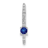 14k-white-gold-diamond-and-18-sapphire-fancy-chain-slide-SolomonJeweler-Wichita-KS-CustomJewelry
