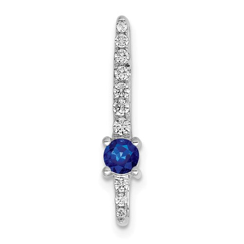 14k-white-gold-diamond-and-18-sapphire-fancy-chain-slide-SolomonJeweler-Wichita-KS-CustomJewelry
