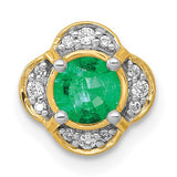 14k-diamond-and-33-emerald-fancy-chain-slide-SolomonJeweler-Wichita-KS-CustomJewelry