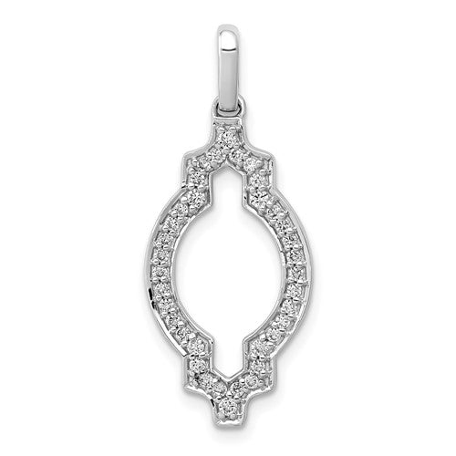 14k-white-gold-1-4ct-diamond-fancy-pendant-SolomonJeweler-Wichita-KS-CustomJewelry