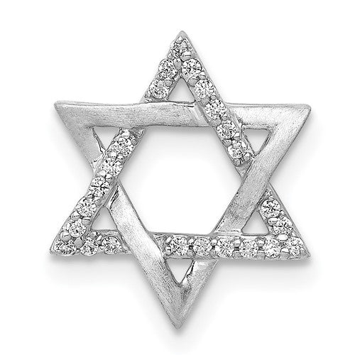14k-white-gold-1-10ct-diamond-star-of-david-chain-slide-SolomonJeweler-Wichita-KS-CustomJewelry