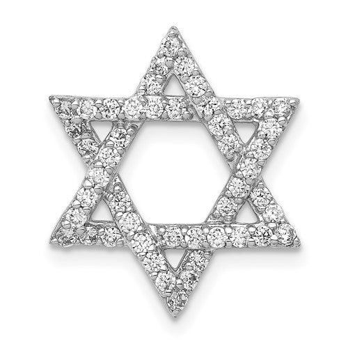 14k-white-gold-1-2ct-diamond-star-of-david-chain-slide-SolomonJeweler-Wichita-KS-CustomJewelry