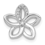 14k-white-gold-1-20ct-diamond-flower-chain-slide-SolomonJeweler-Wichita-KS-CustomJewelry