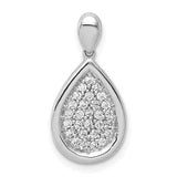 14k-white-gold-1-4ct-diamond-fancy-teardrop-pendant-SolomonJeweler-Wichita-KS-CustomJewelry