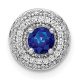 14k-white-gold-1-4ct-diamond-and-25-sapphire-chain-slide-SolomonJeweler-Wichita-KS-CustomJewelry