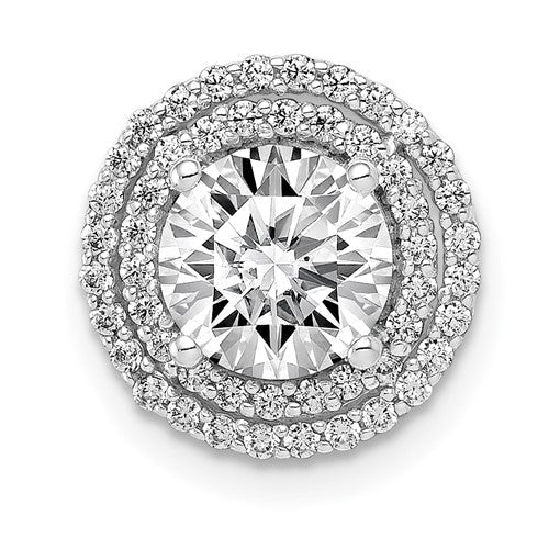 14k-white-gold-6-5mm-center-1-4ct-diamond-semi-mount-chain-slide-SolomonJeweler-Wichita-KS-CustomJewelry