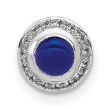 14k-white-gold-diamond-and-cabochon-47-sapphire-chain-slide-SolomonJeweler-Wichita-KS-CustomJewelry
