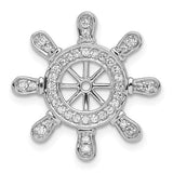 14k-white-gold-1-4ct-diamond-ship-wheel-pendant-SolomonJeweler-Wichita-KS-CustomJewelry