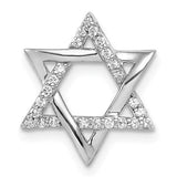 14k-white-gold-1-8ct-diamond-star-of-david-chain-slide-SolomonJeweler-Wichita-KS-CustomJewelry