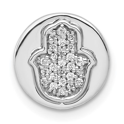 14k-white-gold-1-10ct-diamond-hamsa-chain-slide-SolomonJeweler-Wichita-KS-CustomJewelry