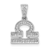14k-white-gold-diamond-libra-zodiac-pendant-SolomonJeweler-Wichita-KS-CustomJewelry