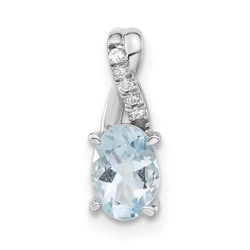 14k-white-gold-oval-aquamarine-and-diamond-pendant-SolomonJeweler-Wichita-KS-CustomJewelry