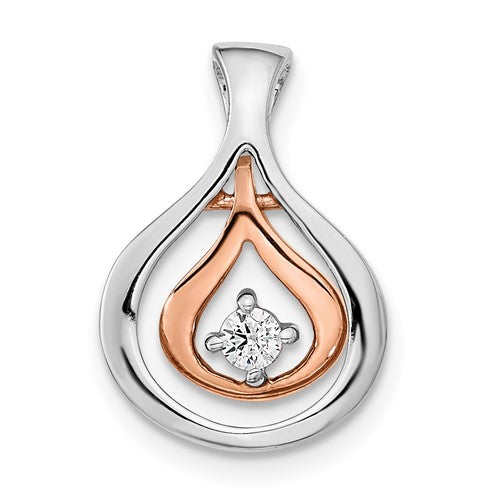 14k-two-tone-polished-fancy-diamond-chain-slide-SolomonJeweler-Wichita-KS-CustomJewelry