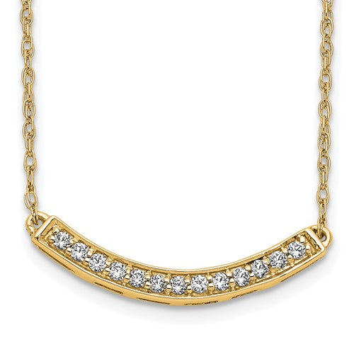 14k-diamond-curved-bar-18-inch-necklace-SolomonJeweler-Wichita-KS-CustomJewelry