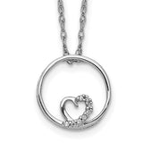 14k-white-gold-circle-and-heart-18-inch-necklace-SolomonJeweler-Wichita-KS-CustomJewelry