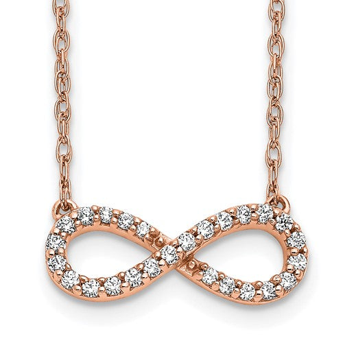 14k-rose-gold-polished-diamond-infinity-symbol-18-inch-necklace-SolomonJeweler-Wichita-KS-CustomJewelry