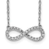 14k-white-gold-polished-diamond-infinity-symbol-18-inch-necklace-SolomonJeweler-Wichita-KS-CustomJewelry