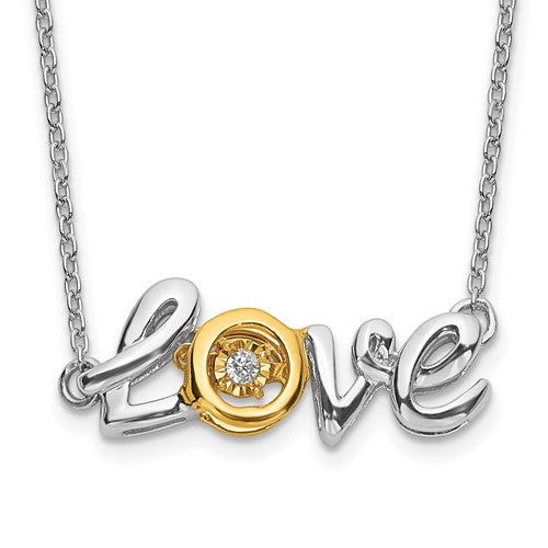14k-two-tone-love-moving-diamond-18in-necklace-SolomonJeweler-Wichita-KS-CustomJewelry