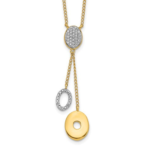 14k-diamond-circles-18-inch-dangle-necklace-SolomonJeweler-Wichita-KS-CustomJewelry