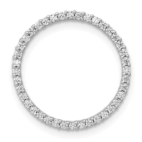 14k-white-gold-1-4ct-diamond-circle-chain-slide-SolomonJeweler-Wichita-KS-CustomJewelry