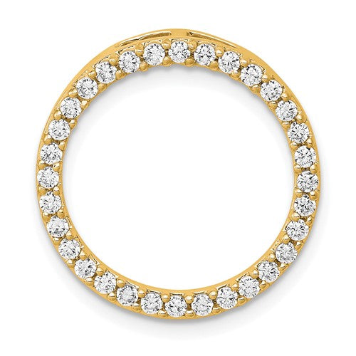 14k-1-2ct-diamond-circle-chain-slide-SolomonJeweler-Wichita-KS-CustomJewelry