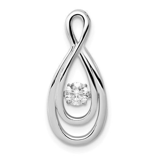 14k-white-gold-1-4ct-moving-diamond-infinity-slide-pendant-SolomonJeweler-Wichita-KS-CustomJewelry