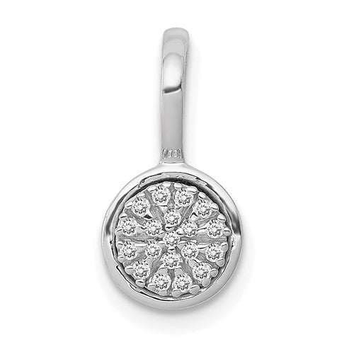 14k-white-gold-1-10ct-diamond-circle-cluster-pendant-SolomonJeweler-Wichita-KS-CustomJewelry