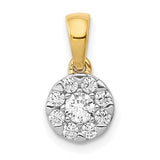 14k-yellow-gold-1-3ct-diamond-circle-cluster-pendant-SolomonJeweler-Wichita-KS-CustomJewelry