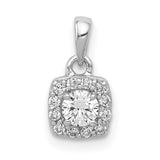 14k-white-gold-1-3ct-diamond-square-cluster-pendant-SolomonJeweler-Wichita-KS-CustomJewelry