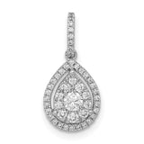14k-white-gold-1-3ct-diamond-teardrop-pendant-SolomonJeweler-Wichita-KS-CustomJewelry