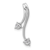 14k-white-gold-1-10ct-diamond-double-curved-lines-chain-slide-SolomonJeweler-Wichita-KS-CustomJewelry