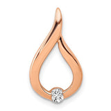 14k-rose-gold-1-10ct-diamond-teardrop-chain-slide-SolomonJeweler-Wichita-KS-CustomJewelry