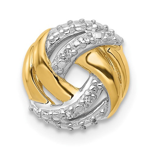 14k-02ct-diamond-w-rhodium-accents-round-chain-slide-SolomonJeweler-Wichita-KS-CustomJewelry