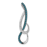 14k-white-gold-1-4ct-blue-and-white-diamond-fancy-chain-slide-SolomonJeweler-Wichita-KS-CustomJewelry