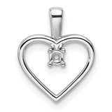 14k-white-gold-heart-pendant-05ct-mounting-SolomonJeweler-Wichita-KS-CustomJewelry