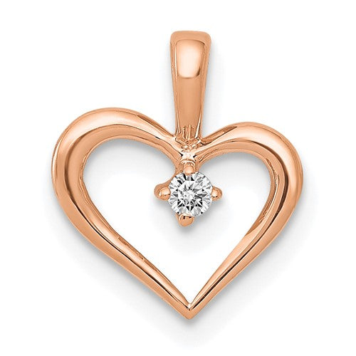 14k-rose-gold-heart-pendant-05ct-mounting-SolomonJeweler-Wichita-KS-CustomJewelry