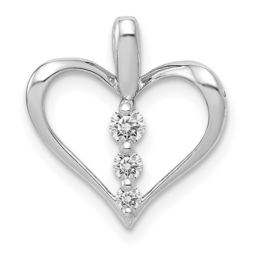 14k-white-gold-1-10ct-diamond-3-stone-heart-pendant-SolomonJeweler-Wichita-KS-CustomJewelry