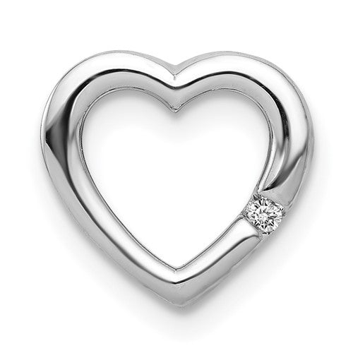 14k-white-gold-01ct-diamond-heart-chain-slide-SolomonJeweler-Wichita-KS-CustomJewelry