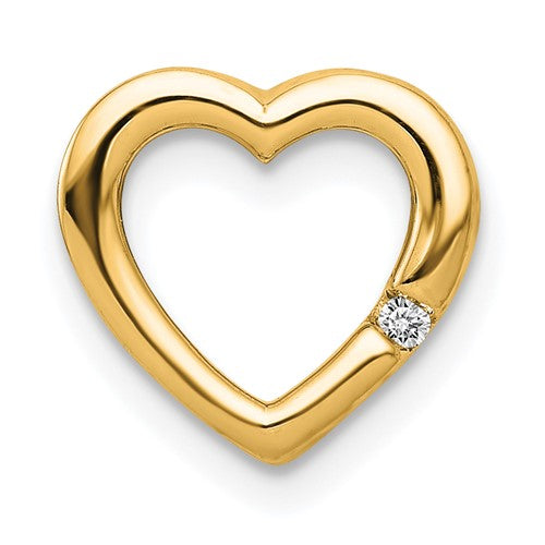 14k-01ct-diamond-heart-chain-slide-SolomonJeweler-Wichita-KS-CustomJewelry